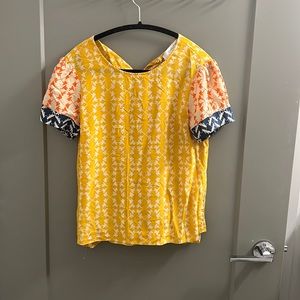 Modcloth patterned top size 2